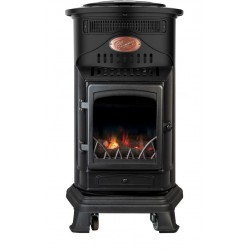 Matt Black Provence 6kw Hybrid Portable Calor Gas Stove