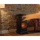 Matt Black Provence 6kw Hybrid Portable Calor Gas Stove