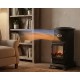 Matt Black Provence 6kw Hybrid Portable Calor Gas Stove