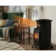Matt Black Provence 6kw Hybrid Portable Calor Gas Stove
