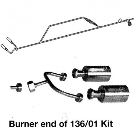 136-01 2 Burner Extended Torch Kit for Propane