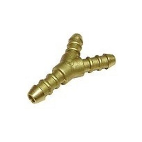 8mm Brass Y Piece