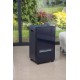 Lifestyle Azure Blue Flame Cabinet Heater
