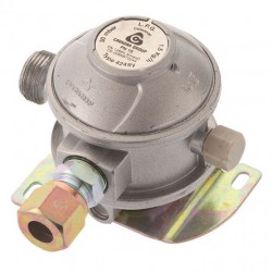 Cavagna 30mbar Caravan Gas Regulator 8mm - Angled Inlet