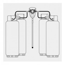 Clesse Compact 800 4 Cylinder Changeover Regulator with OPSO