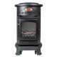 Matt Black Calor Gas Provence Fire