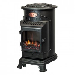 Matt Black Calor Gas Provence Fire